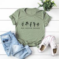 Women's Short Sleeve Printing Casual Fashion Printing main image 1