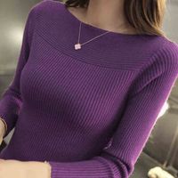 Sweaters & Cardigans Simple Style Solid Color main image 3
