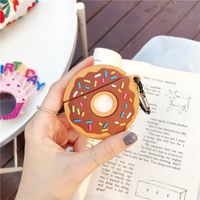 Creative Donut  Airpods Pro Bluetooth Wireless Earphone Case 2/3 Generation Silicone Drop-resistant Soft Case Applicable sku image 3