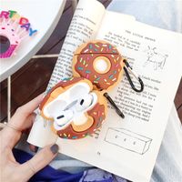 Creative Donut  Airpods Pro Bluetooth Wireless Earphone Case 2/3 Generation Silicone Drop-resistant Soft Case Applicable main image 4