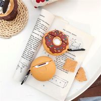 Creative Donut  Airpods Pro Bluetooth Wireless Earphone Case 2/3 Generation Silicone Drop-resistant Soft Case Applicable main image 3