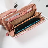 Women's All Seasons Pu Leather Solid Color Basic Square Zipper Long Wallet main image 5