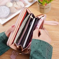 Women's Color Block Pu Leather Tassel Zipper Wallets main image 3