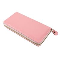 Women's All Seasons Pu Leather Solid Color Basic Square Zipper Long Wallet main image 2