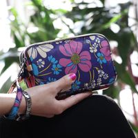 Women's Flower Oxford Cloth Zipper Wallets main image 4