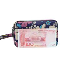 Women's Flower Oxford Cloth Zipper Wallets main image 3