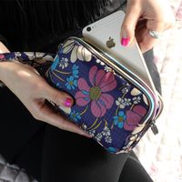 Women's Flower Oxford Cloth Zipper Wallets main image 2