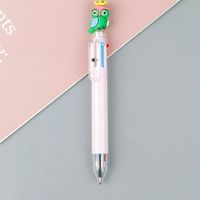 Cute Cartoon Student Stationery 6 Color Plastic Ballpoint Pen sku image 10
