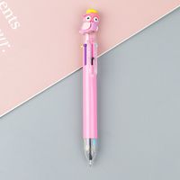 Cute Cartoon Student Stationery 6 Color Plastic Ballpoint Pen sku image 11