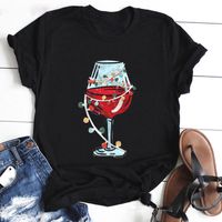 Streetwear Letter Polyester Round Neck Short Sleeve Regular Sleeve Printing T-shirt main image 5