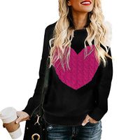 Women's Sweater Long Sleeve Sweaters & Cardigans Hollow Out Fashion Heart Shape main image 4