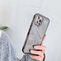 Fashion Heart Shape Solid Color Tpu   Phone Cases main image 3