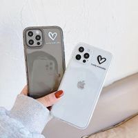 Fashion Heart Shape Solid Color Tpu   Phone Cases main image 1