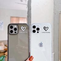 Fashion Heart Shape Solid Color Tpu   Phone Cases main image 4