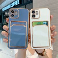 Fashion Solid Color Tempered Glass Phone Cases main image 4