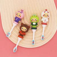 Cute Cartoon Soft Toothbrush For Children 1 Piece sku image 2