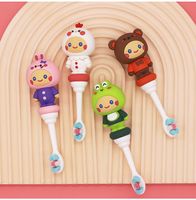 Cute Cartoon Soft Toothbrush For Children 1 Piece sku image 1
