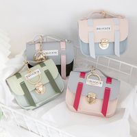 Women's Solid Color Pu Leather Lock Clasp Coin Purses main image 6