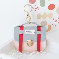 Women's Solid Color Pu Leather Lock Clasp Coin Purses sku image 4