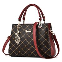 Women's Large Spring&summer Pu Leather Classic Style Diana Bag Handbag sku image 1