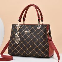 Women's Large Spring&summer Pu Leather Classic Style Diana Bag Handbag main image 5