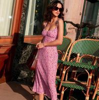 Women's Floral Dress Pencil Skirt Casual Elegant Sexy Collarless Sleeveless Ditsy Floral Midi Dress Daily Date Bar main image 5