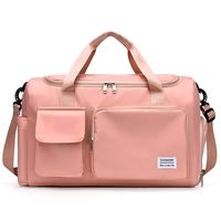 Unisex Fashion Solid Color Nylon Waterproof Duffel Bags sku image 4