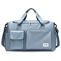 Unisex Fashion Solid Color Nylon Waterproof Duffel Bags sku image 2