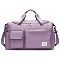 Unisex Fashion Solid Color Nylon Waterproof Duffel Bags sku image 1
