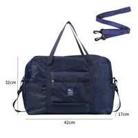 Women's Basic Solid Color Oxford Cloth Travel Bags sku image 3
