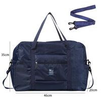 Women's Basic Solid Color Oxford Cloth Travel Bags sku image 7