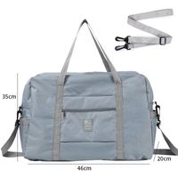 Women's Basic Solid Color Oxford Cloth Travel Bags sku image 8