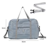 Women's Basic Solid Color Oxford Cloth Travel Bags sku image 4