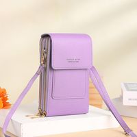 Billetera Para Teléfono De Estilo Clásico De Cuero Pu Para Mujer sku image 1