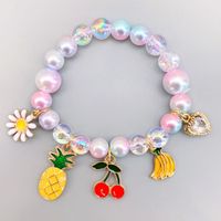 Style De Bande Dessinée Mignon Fruit Licorne Fleur Perle Artificielle Métal sku image 10