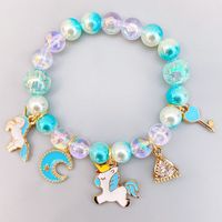 Style De Bande Dessinée Mignon Fruit Licorne Fleur Perle Artificielle Métal sku image 11