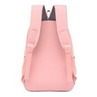 Waterproof Solid Color School Daily School Backpack main image 4