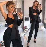Women's Long Sleeve Blazers Business Solid Color main image 9