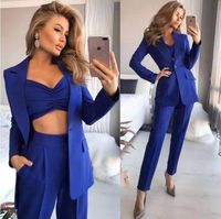 Women's Long Sleeve Blazers Business Solid Color main image 1