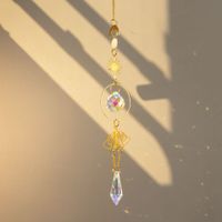Simple Style Star Butterfly Artificial Crystal Copper Suncatcher Wind Chime Artificial Decorations sku image 10