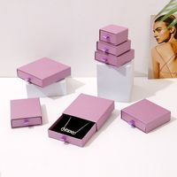 Elegant Solid Color Paper Jewelry Boxes main image 2