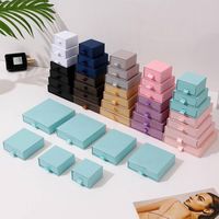 Elegant Solid Color Paper Jewelry Boxes main image 6