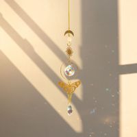 Simple Style Star Butterfly Artificial Crystal Copper Suncatcher Wind Chime Artificial Decorations sku image 5