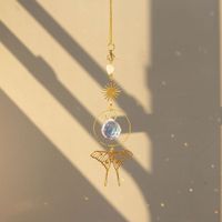 Simple Style Star Butterfly Artificial Crystal Copper Suncatcher Wind Chime Artificial Decorations sku image 1