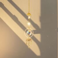 Simple Style Star Butterfly Artificial Crystal Copper Suncatcher Wind Chime Artificial Decorations sku image 3