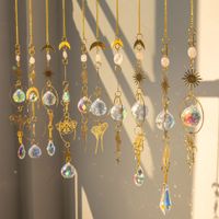 Simple Style Star Butterfly Artificial Crystal Copper Suncatcher Wind Chime Artificial Decorations main image 3