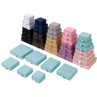 Elegant Solid Color Paper Jewelry Boxes main image 5