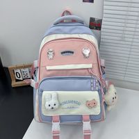 2023 New Early High School Student Schoolbag Man And Woman Cartoon Opening Season Travel Backpack Large Capacity Wholesale sku image 7