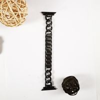 Suitable For  Iwatch1-8 Generation Denim Metallic Belt Strap Single Strand Chain Metal Wrist Strap   Strap main image 5