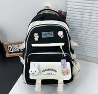 2023 New Early High School Student Schoolbag Man And Woman Cartoon Opening Season Travel Backpack Large Capacity Wholesale sku image 5